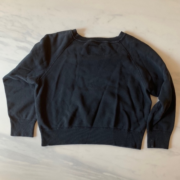 Nili Lotan Black "Good Morning New York" Sweatshirt L 10 - Picture 3 of 6